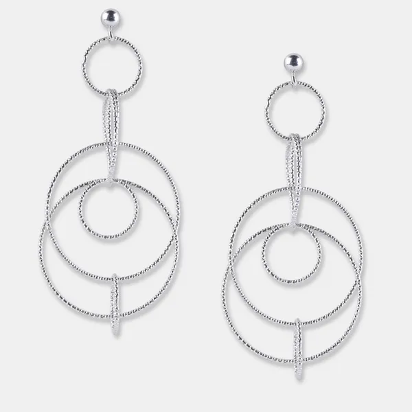 Silver_Sterling_Silver_Entangled_Circles_Earrings_For_Women