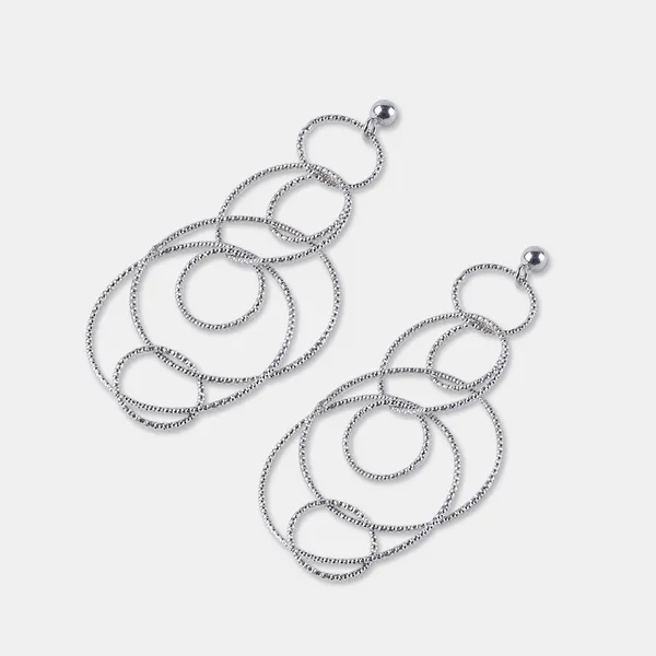 Silver_Sterling_Silver_Entangled_Circles_Earrings_For_Women