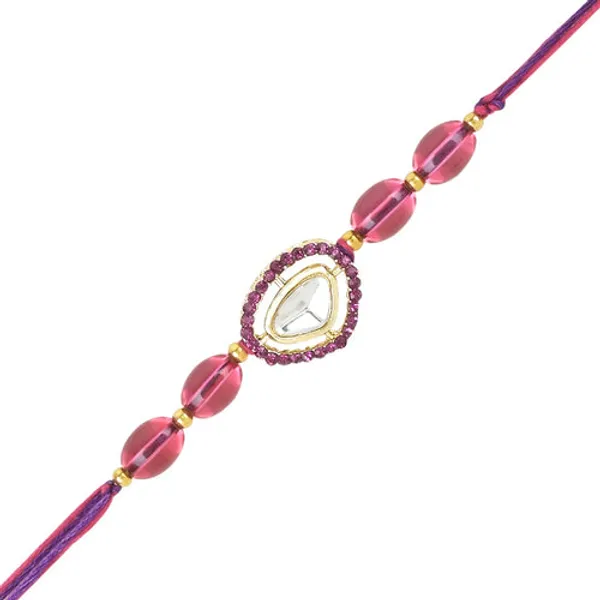 Beautiful_Kundan_&_Pearl_Rakhi_with_Roli_Chawal_&_Card