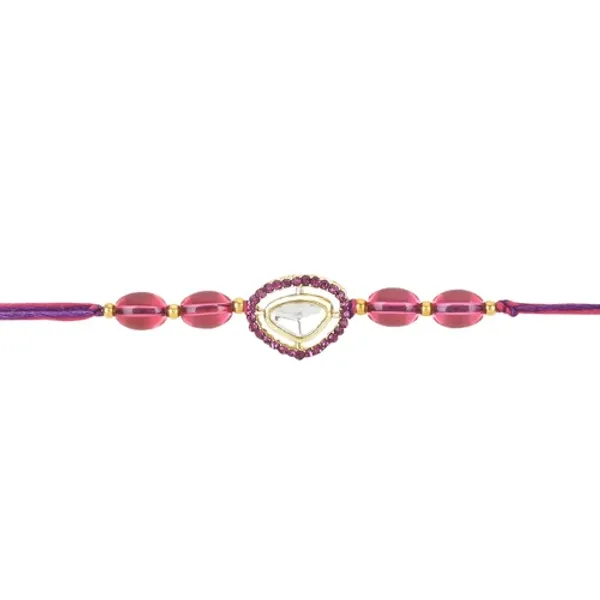 Beautiful_Kundan_&_Pearl_Rakhi_with_Roli_Chawal_&_Card
