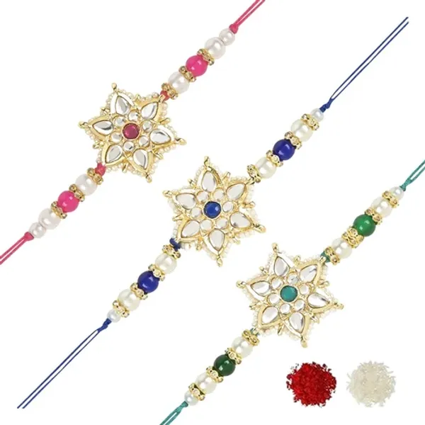 Beautiful_Kundan_&_Pearl_Rakhi_with_Roli_Chawal_&_Card_(Pack_of_3)