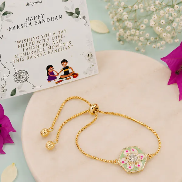 Mint_Meenakari_Floral-Shaped_Bracelet