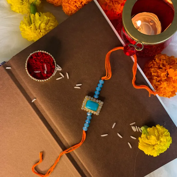 Ethnic_Designer_Pearl_Kundan_Rakhi_for_Brother/Men