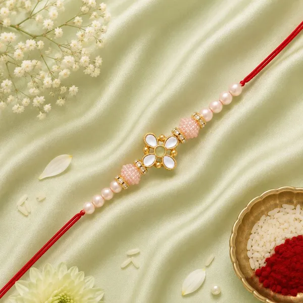 Gold_Plated_Ethnic_Designer_Pearl_Kundan_Rakhi_Bracelet_for_Brother/Men