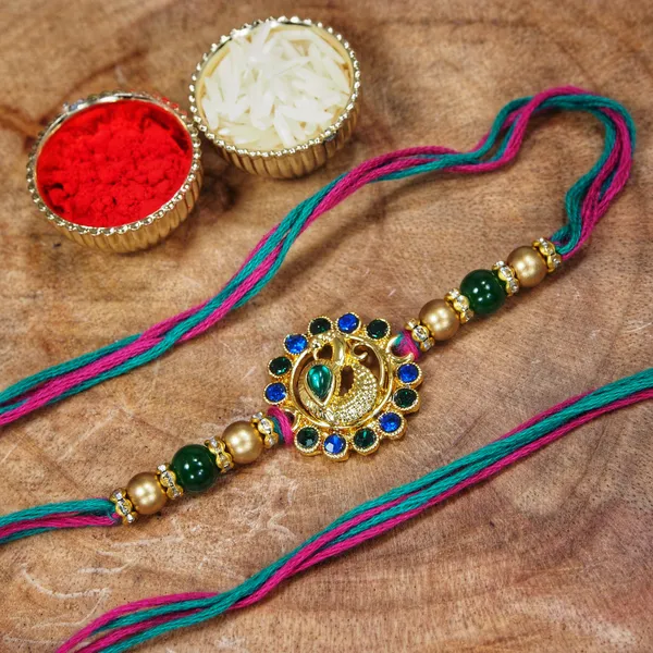 Designer_Peacock_Rakhi_for_Brother
