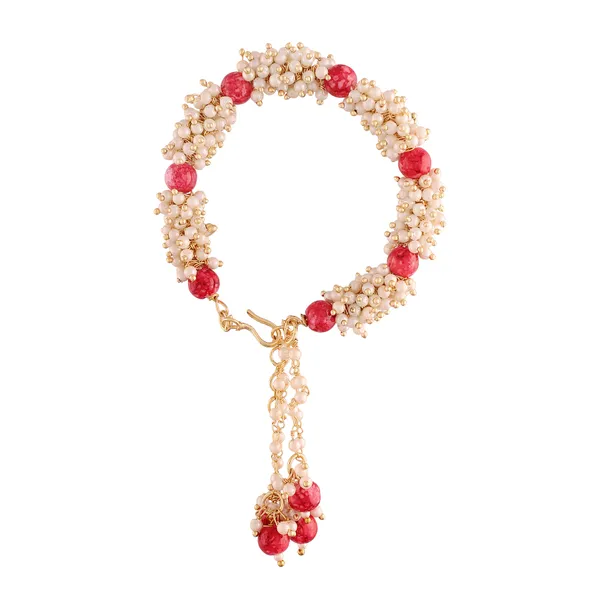 Red_And_White_Thread_Beaded_Rakhi_For_Raksha_Bandhan_For_Bhabhi