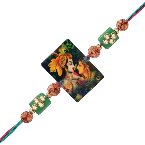 Radha_Krishna_Pearl_Rakhi_for_Brother