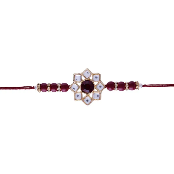 Designer_Pearl_Beads_Studded_Rakhi_Bracelet_for_Brother/_Bhaiya