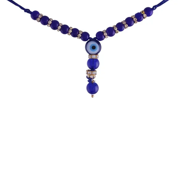 Blue_Thread_Beaded_Evil_Eye_Rakhi_For_Raksha_Bandhan_For_Bhaiya_And_Bhabhi