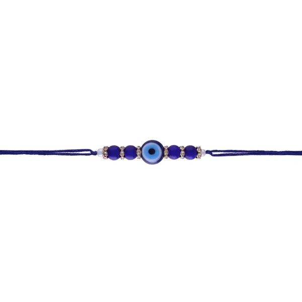 Blue_Thread_Beaded_Evil_Eye_Rakhi_For_Raksha_Bandhan_For_Bhaiya_And_Bhabhi