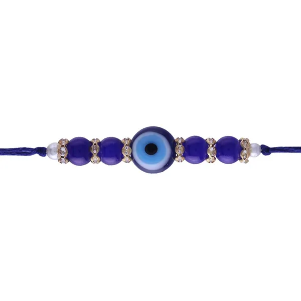 Blue_Thread_Beaded_Evil_Eye_Rakhi_For_Raksha_Bandhan_For_Bhaiya_And_Bhabhi