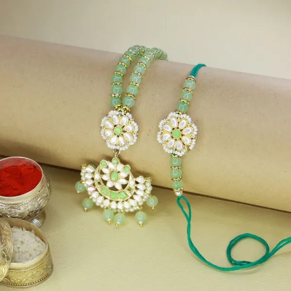 Designer_Bhaiya_Bhabhi_Hanging_Lumba_&_Rakhi_Combo_Set