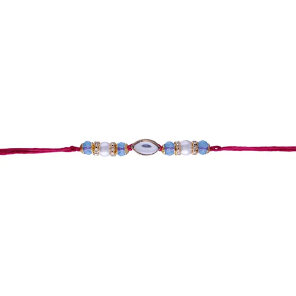 Designer_Pearl_Beads_Studded_Rakhi_Bracelet_for_Brother/_Bhaiya