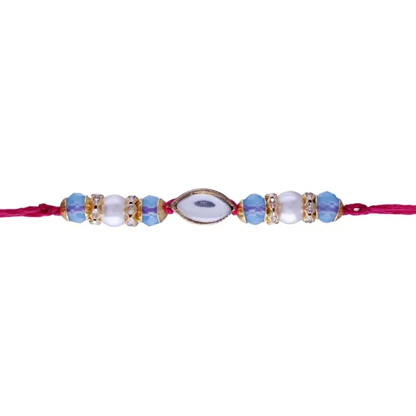 Designer_Pearl_Beads_Studded_Rakhi_Bracelet_for_Brother/_Bhaiya