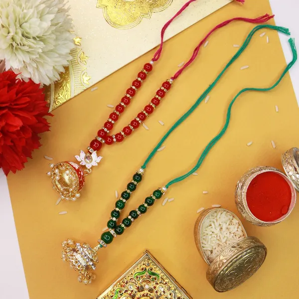 Gold_Plated_Designer_Lumba_Kundan_Pearl_Rakhi_For_Bhabhi