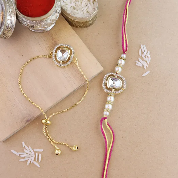 Designer_Bhaiya_Bhabhi_Hanging_Lumba_&_Rakhi_Combo_Set