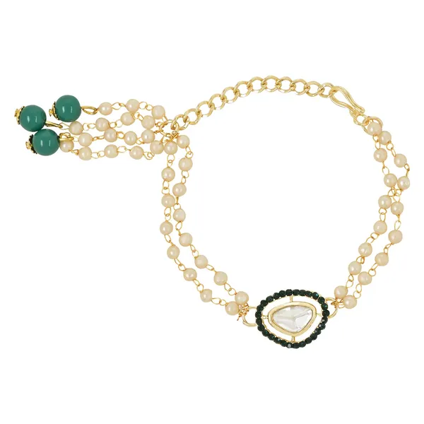Elegant_Bhaiya_Bhabhi_Lumba_&_Pearl_Rakhi_With_Roli_Chawal_&_Card