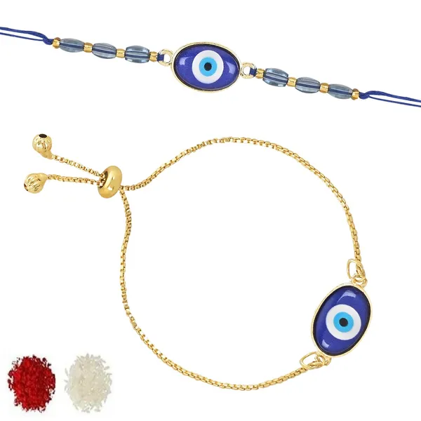 Blue_Thread_Beaded_Rakhi_For_Raksha_Bandhan_For_Kids