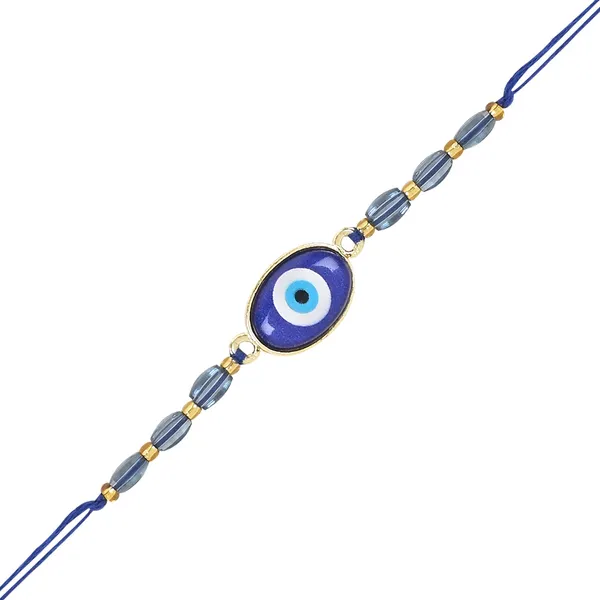 Blue_Thread_Beaded_Rakhi_For_Raksha_Bandhan_For_Kids