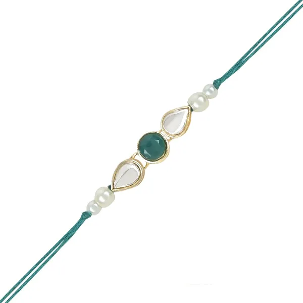 Green_Thread_Beaded_Rakhi_For_Raksha_Bandhan_For_Kids