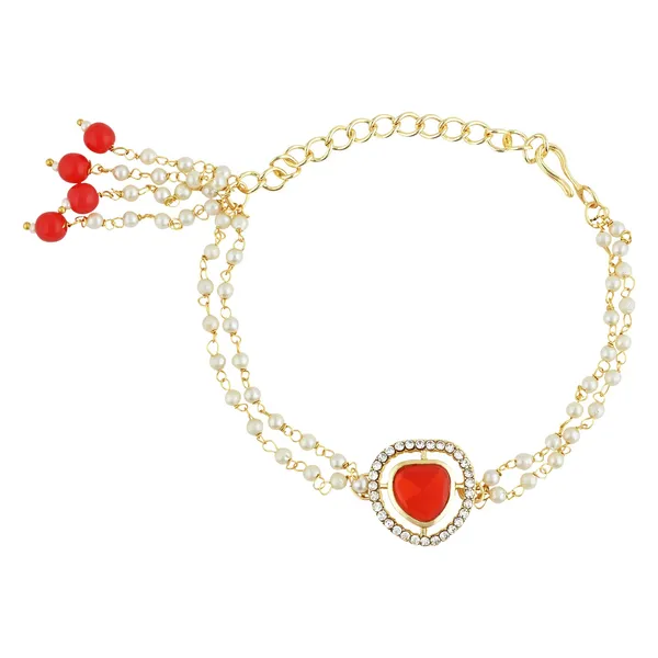 Elegant_Bhaiya_Bhabhi_Lumba_&_Pearl_Rakhi_With_Roli_Chawal_&_Card