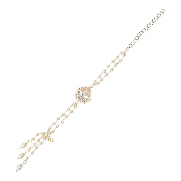 Elegant_Bhaiya_Bhabhi_Lumba_Pearl_Peach_Rakhi_With_Roli_Chawal_&Card