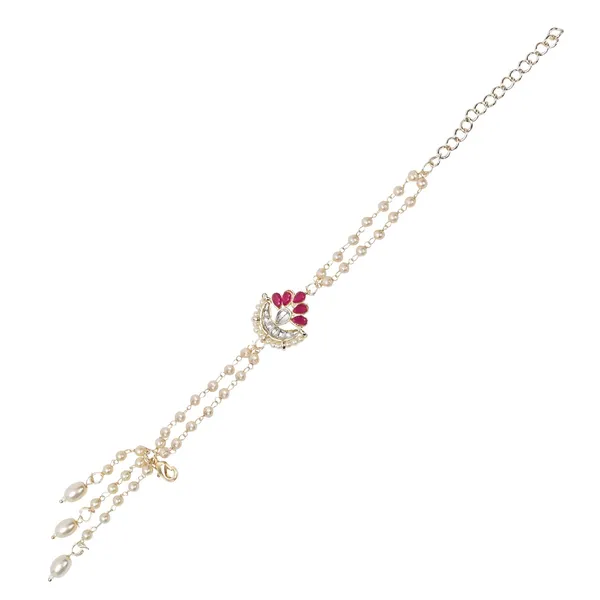 Pink_And_White_Thread_Beaded_Rakhi_For_Raksha_Bandhan_For_Bhaiya_And_Bhabhi