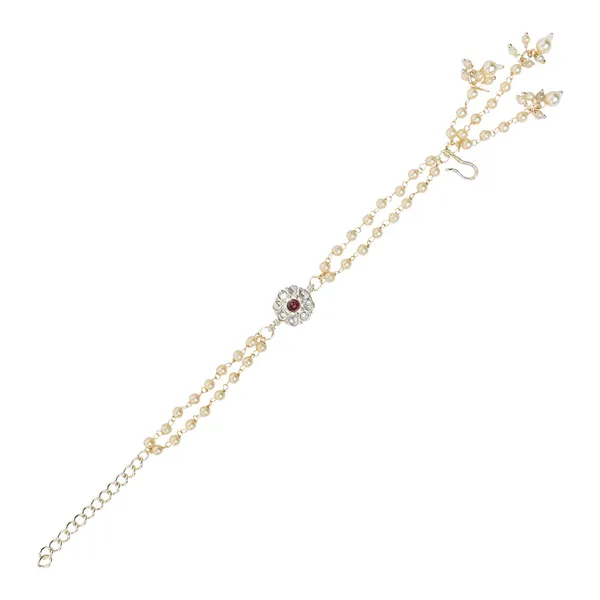 Elegant_Bhaiya_Bhabhi_Wine_Lumba_Pearl_Rakhi_With_Roli_Chawal_&Card