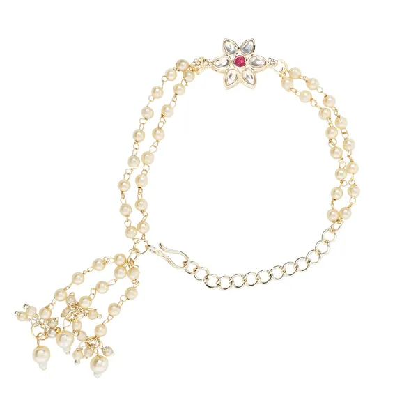White_And_Pink_Thread_Beaded_Rakhi_For_Raksha_Bandhan_For_Bhaiya_And_Bhabhi