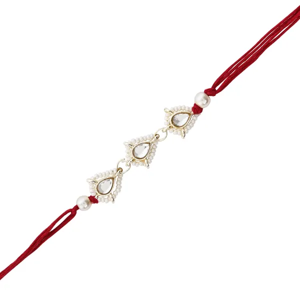 Elegant_Bhaiya_Bhabhi_Maroon_Lumba_Pearl_&_Rakhi_With_Roli_Chawal_&Card
