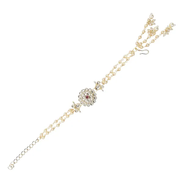 Purple_And_White_Thread_Beaded_Rakhi_For_Raksha_Bandhan_For_Brother