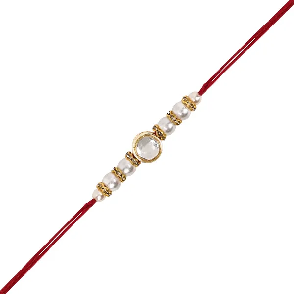 Elegant_Bhaiya_Bhabhi_Red_Lumba_Pearl_&_Rakhi_With_Roli_Chawal_&Card