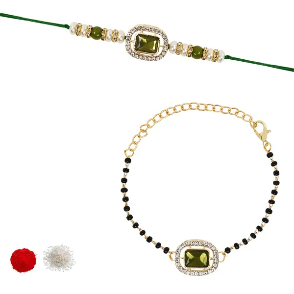Elegant_Bhaiya_Bhabhi_Pearl_Lumba_Mangalsutra_Bracelet_&_Rakhi_With_Roli_Chawal_&_Card