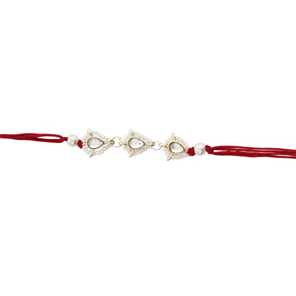 Delicate_Pearl_Beads_Maroon_Rakhi_with_Roli_Chawal_&_Rakshabandhan_Card