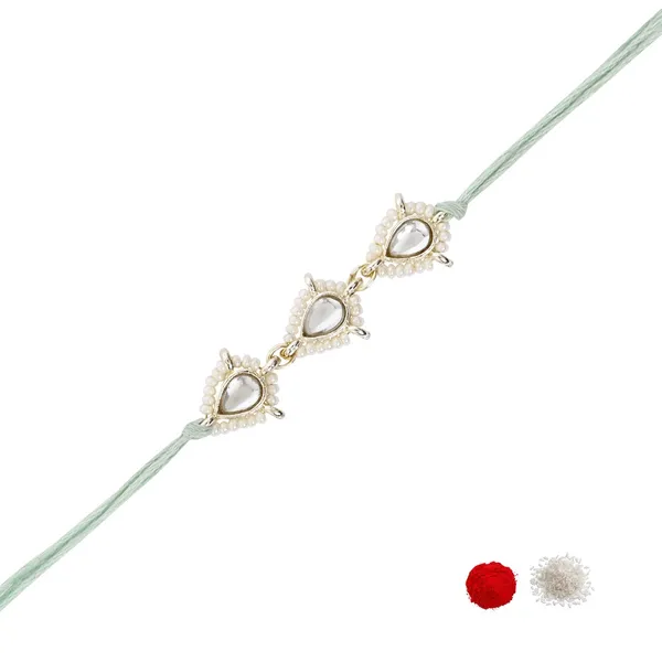 Mint_Thread_Beaded_Rakhi_For_Raksha_Bandhan_For_Bhaiya_And_Bhabhi