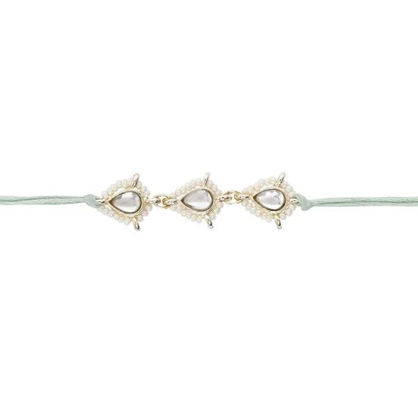 Mint_Thread_Beaded_Rakhi_For_Raksha_Bandhan_For_Bhaiya_And_Bhabhi