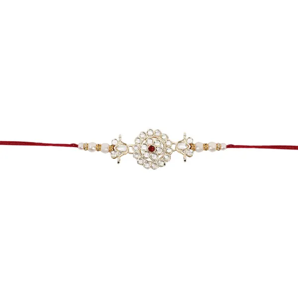 Delicate_Pearl_Beads_Pink_Rakhi_with_Roli_Chawal_&_Rakshabandhan_Card