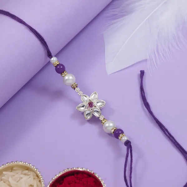 Elegance_Kundan_&_Pearl_Beads_Rakhi_with_Roli_Chawal_&_Card_(Pack_of_2)