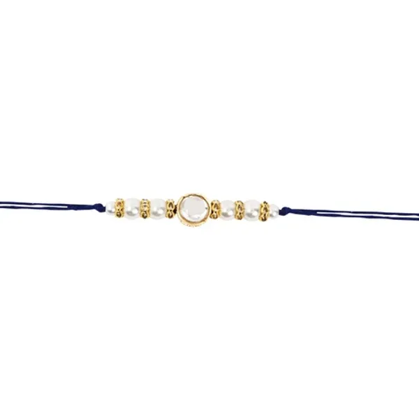 Delicate_Pearl_Beads_Blue_Rakhi_with_Roli_Chawal_&_Rakshabandhan_Card