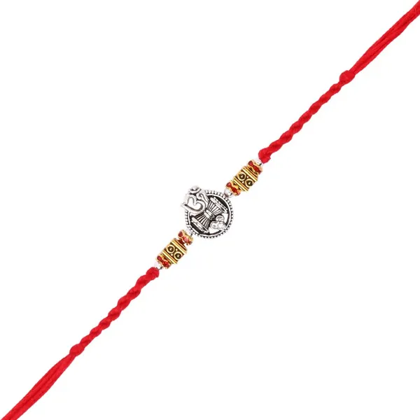 Red_Thread_Beaded_Rakhi_For_Raksha_Bandhan_For_Brother