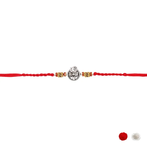 Red_Thread_Beaded_Rakhi_For_Raksha_Bandhan_For_Brother
