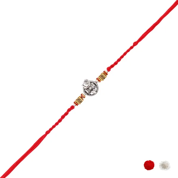 Red_Thread_Beaded_Rakhi_For_Raksha_Bandhan_For_Brother