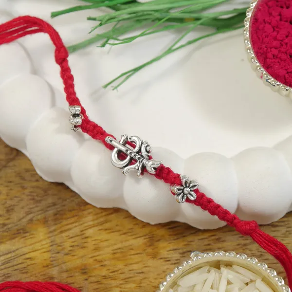 Red_Thread_Beaded_Rakhi_For_Raksha_Bandhan_For_Brother