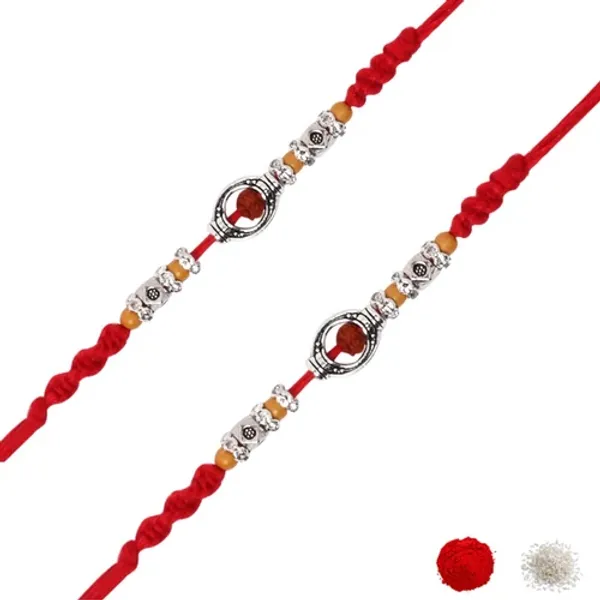 Rudraksh_Rakhi_Set_with_Roli_Chawal_&_Rakshabandhan_Card_(Pack_of_2