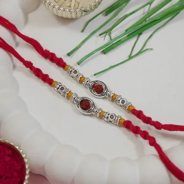 Rudraksh_Rakhi_Set_with_Roli_Chawal_&_Rakshabandhan_Card_(Pack_of_2