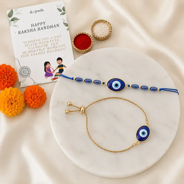 Evil_Eye_Shape_Bhaiya_Bhabhi_Lumba_Bracelet_&_Rakhi_With_Roli_Chawal_&_Card