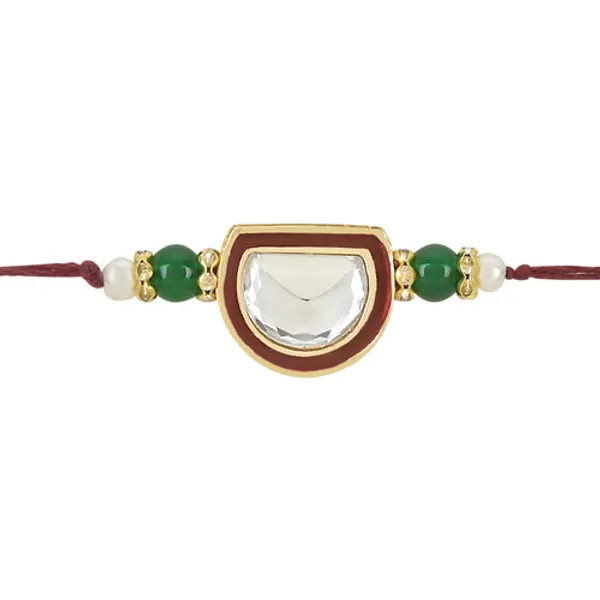 Dazzling_Pearl_Kundan_Stone_Rakhi_with_Roli_Chawal_&_Card