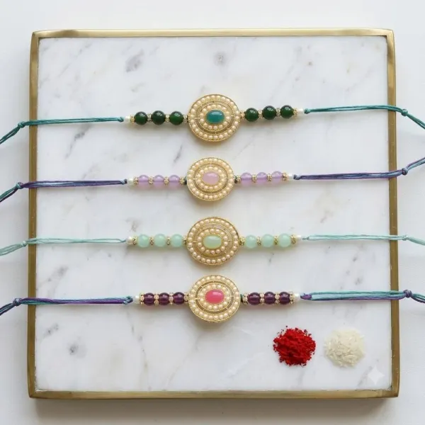 Beautiful_Pearl_Beads_Rakhi_with_Roli_Chawal_&_Card_(Pack_of_4)