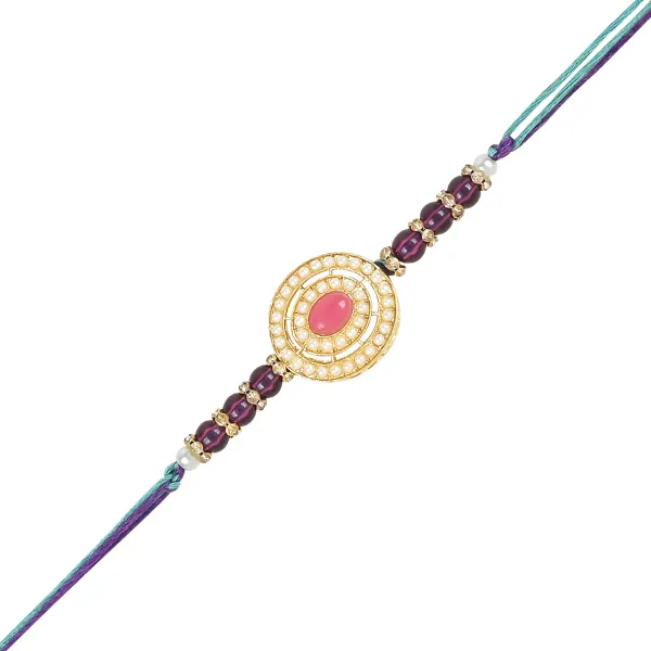 Beautiful_Pearl_Beads_Rakhi_with_Roli_Chawal_&_Card_(Pack_of_4)