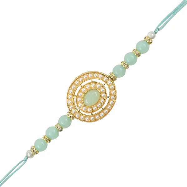 Beautiful_Pearl_Beads_Rakhi_with_Roli_Chawal_&_Card_(Pack_of_4)